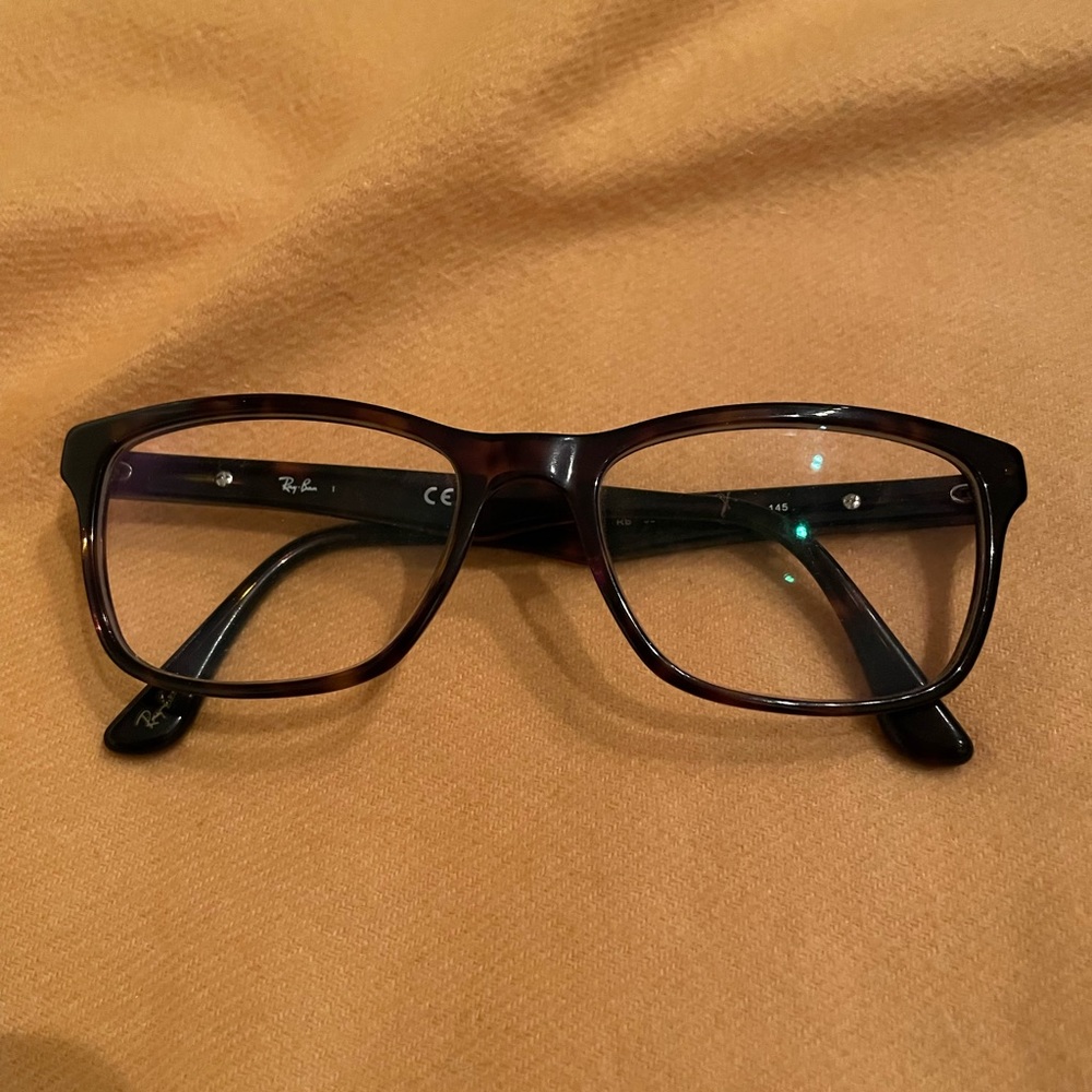 Ray-Ban Brown Classic Frames With Leather Great